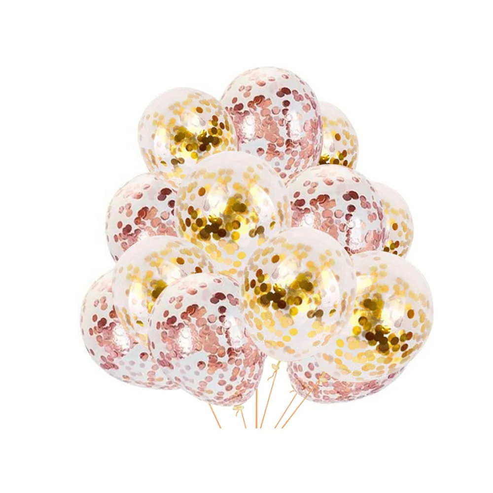 50pcs 12inch Confetti balloon Favors Decoration Party Supplies Anniversary Wedding Decoration for Wedding Event