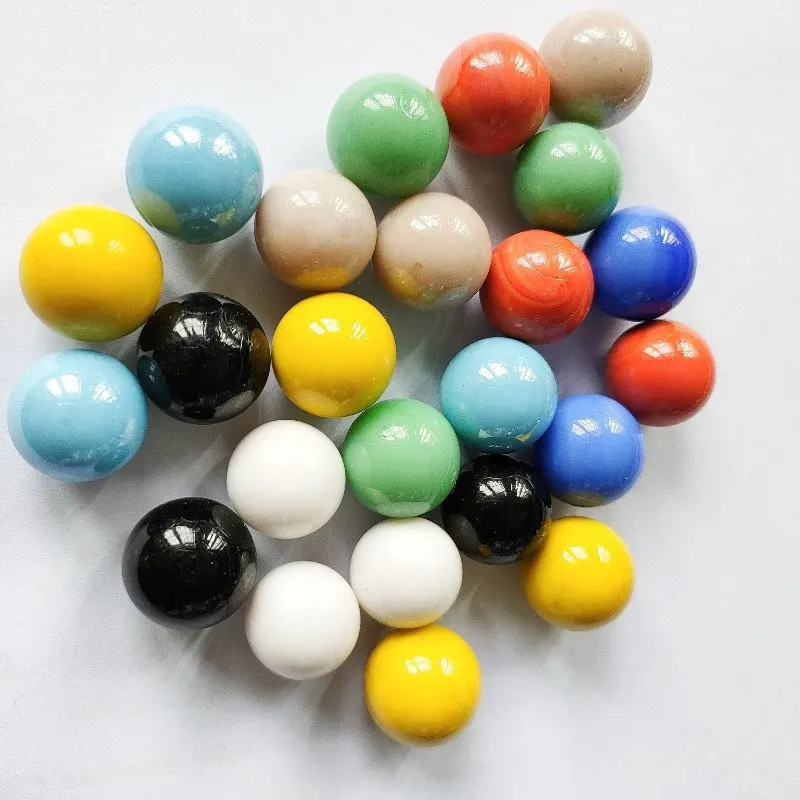 Children Toy Home Decoration Multicolor 16MM Eight Petal Glass Marble Glass Sphere Glass Ball