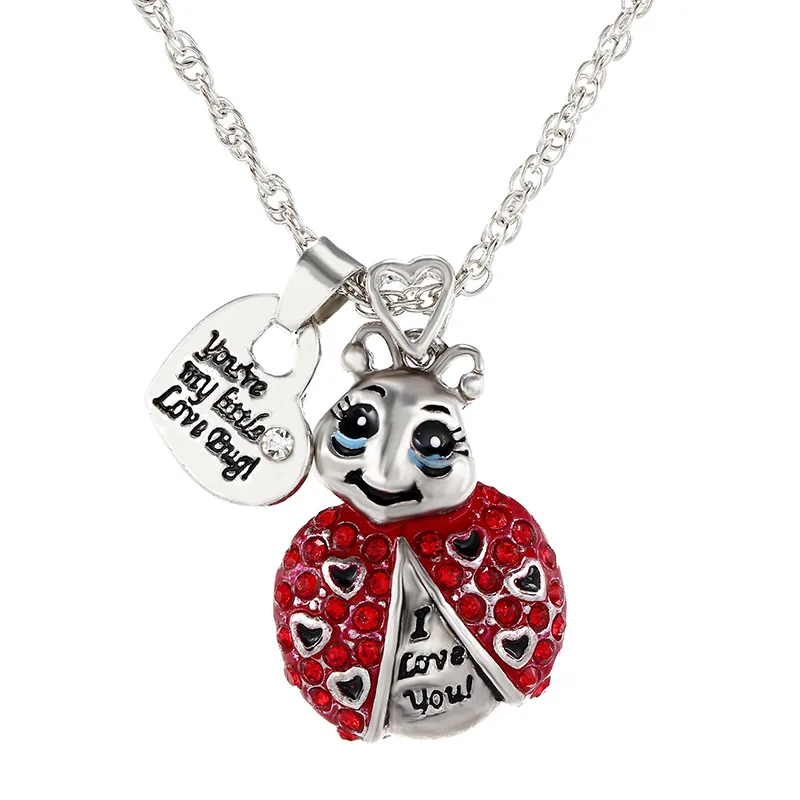 Fashion Crystal Animal Silver Color Alloy Necklace Cute Owl Bee Angel Turtle Heart Cross Elephant Pendant Necklace Women Jewelry