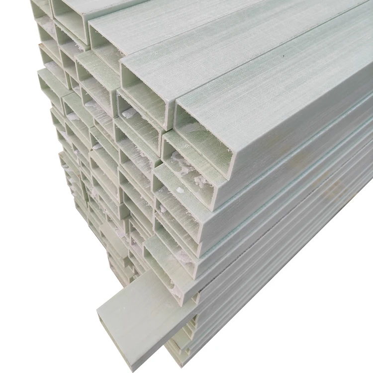 Anti-corrosion Reinforced fiberglass frp pultrusion square pipe