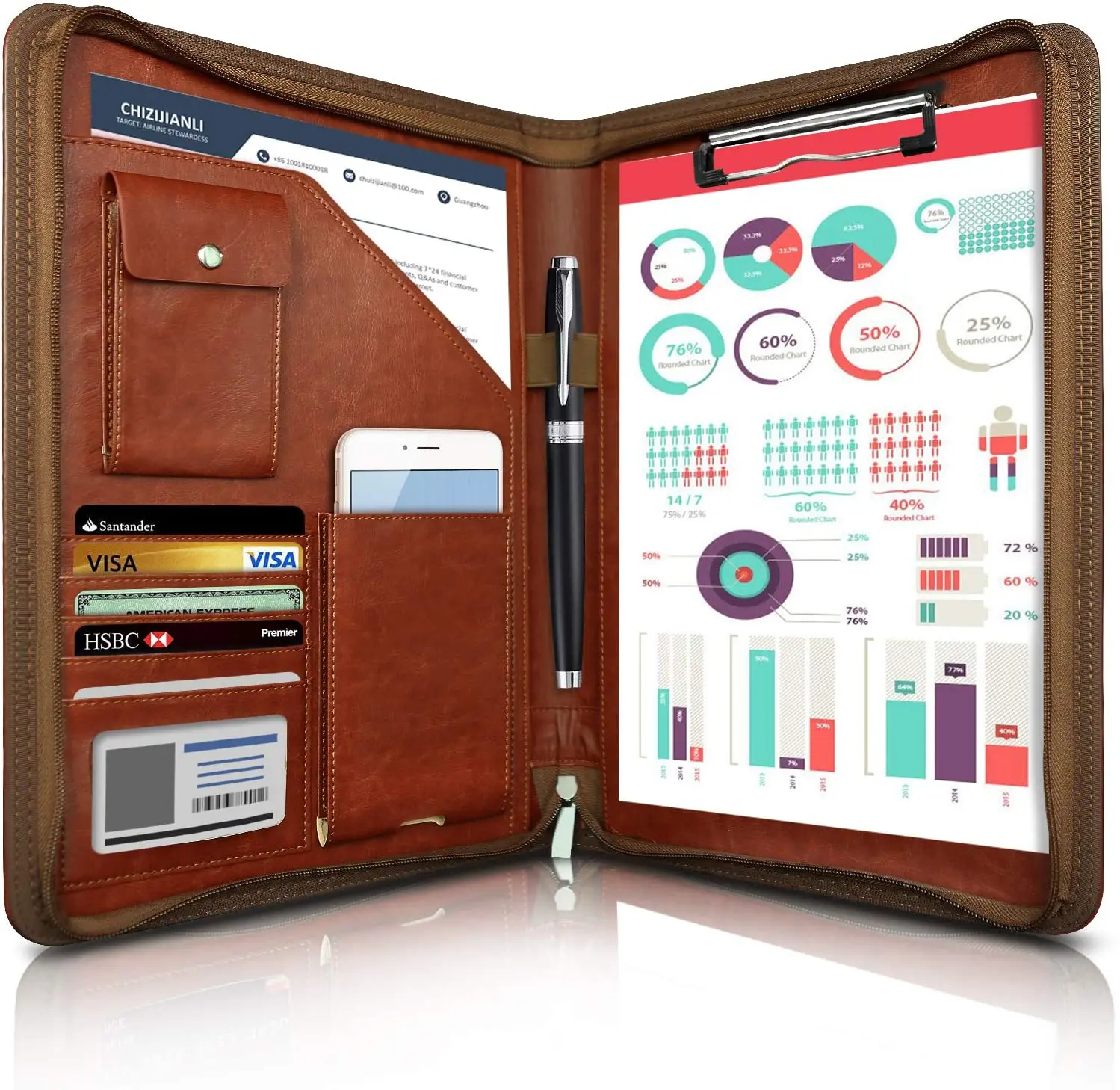 Подарочная модная офисная папка Newyes для мужчин и