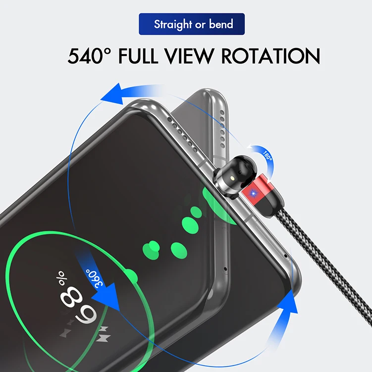 
Free shipping wholesale trending products 2021 new arrivals magnetic charger for lightning cable 