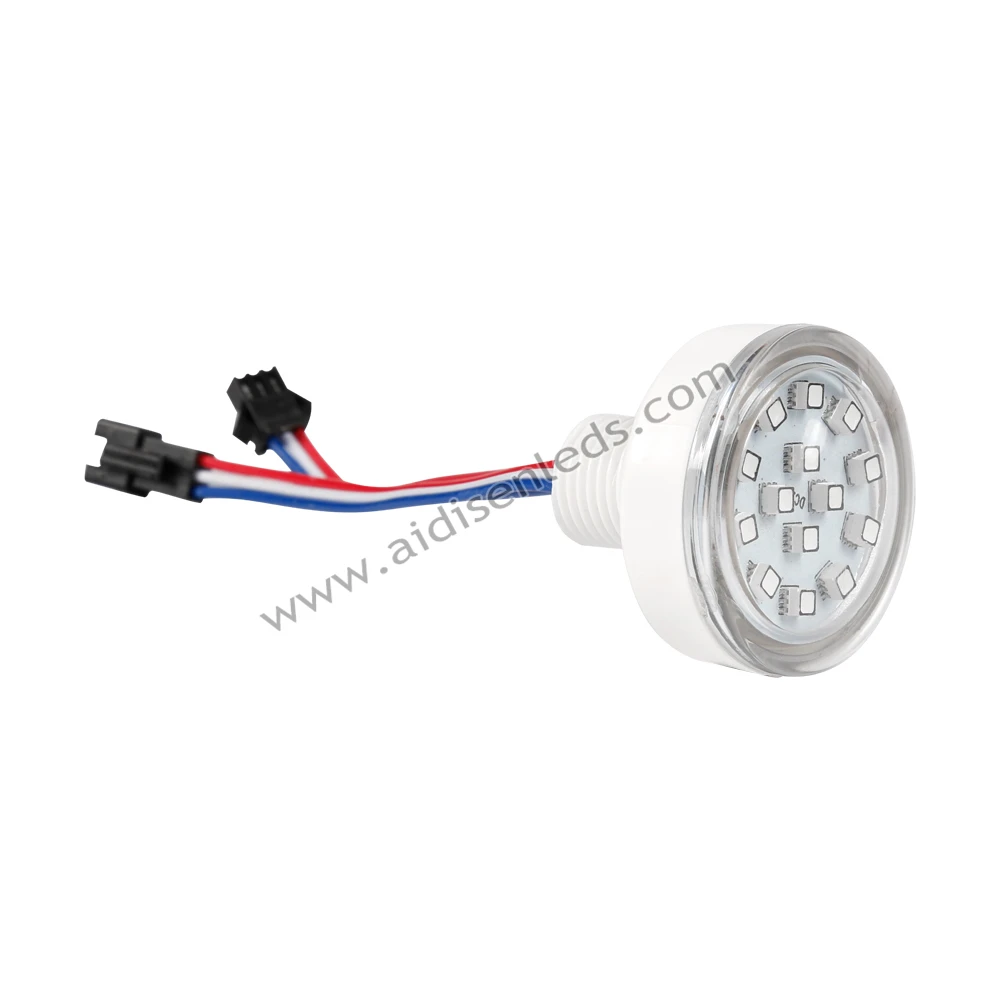 Aidisen Pregrammable Rgb Led Lights 24v 45mm Led Amusement Fairground Light