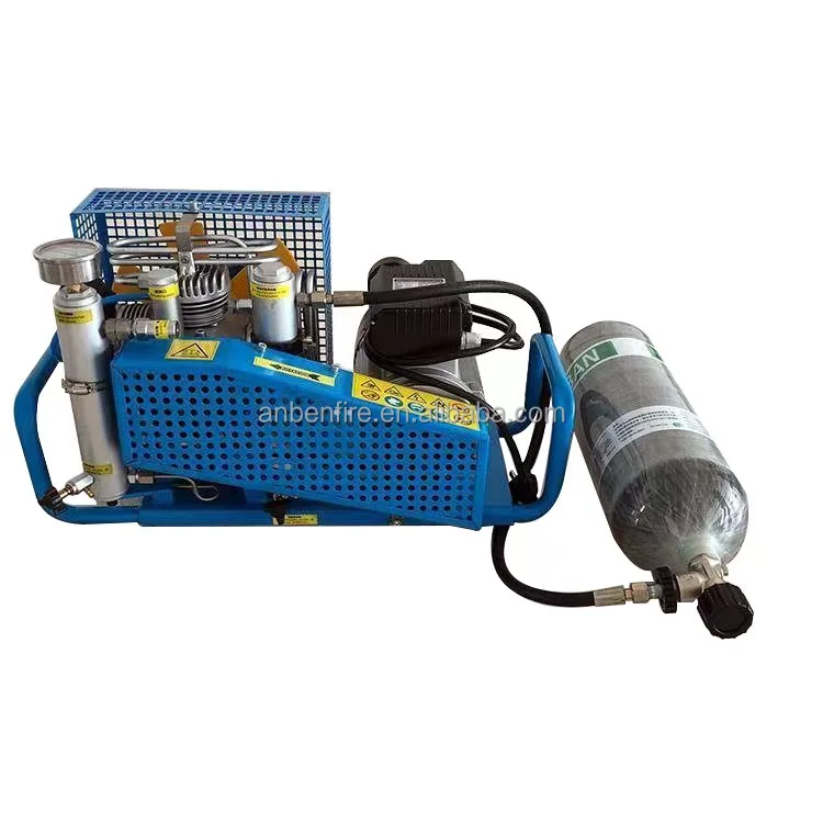 China Hot Sale Cheap price 100L/min 300Bar Diving Portable scba/SCUBA air compressor High Pressure Paintball Air Compressor
