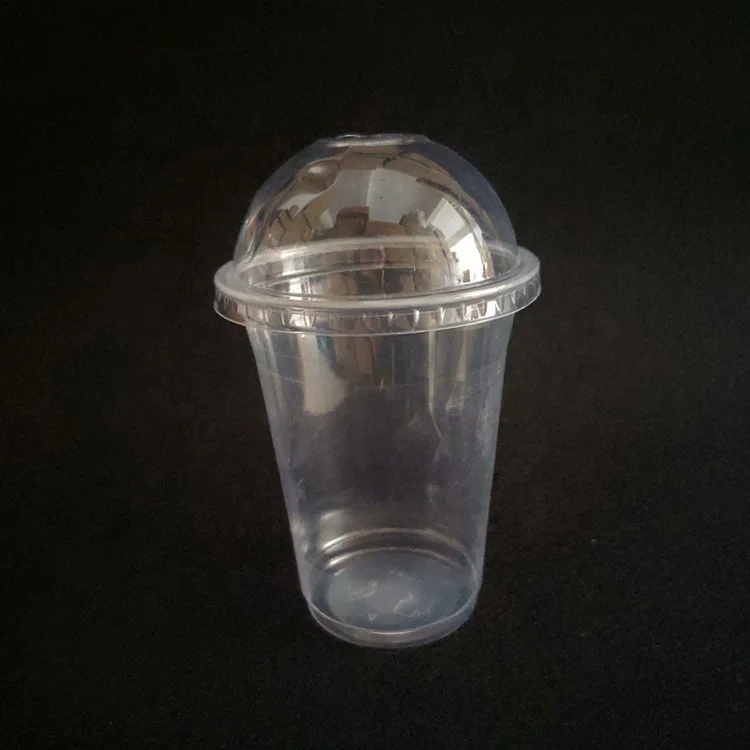 Custom 14Oz Food Safe Leak-Proof Clear Pp Disposable Cup With Dome Lid Vendor