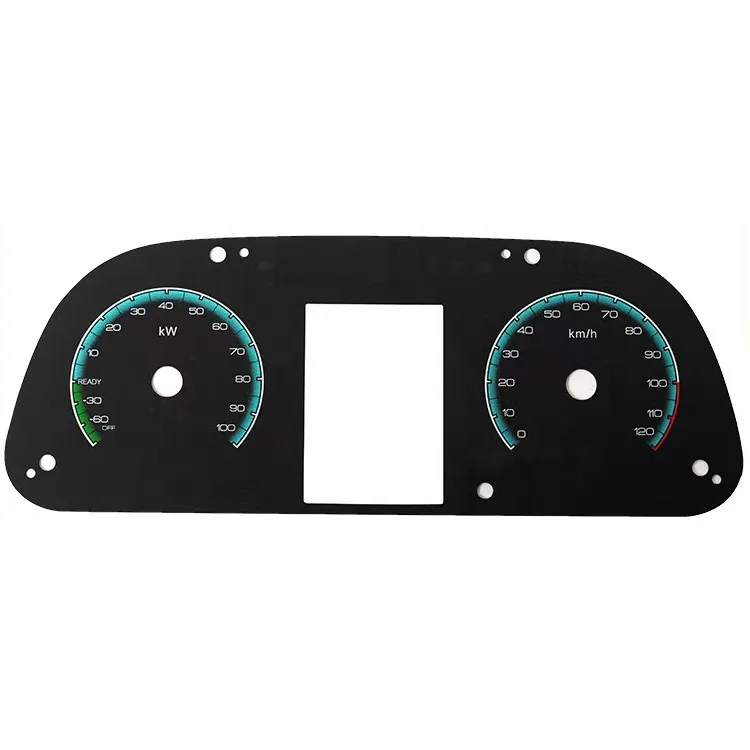 Custom Good Light Transmission Car Dial Instrument cluster For Gauge Speedometer Display Background