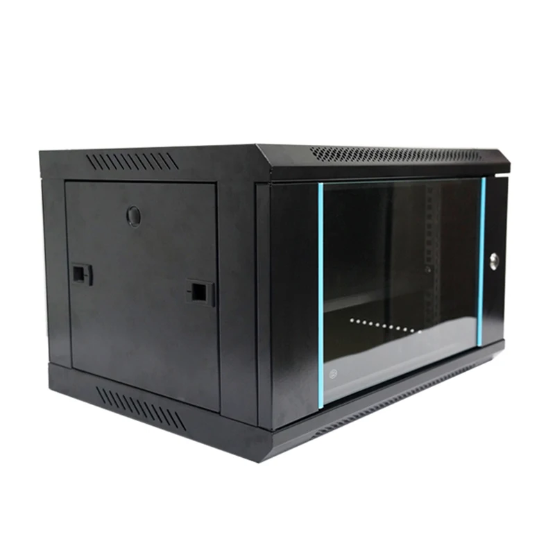High Quality Waterproof Data Center 19Inch 6U Network Rack Server Cabinet With Glass Door