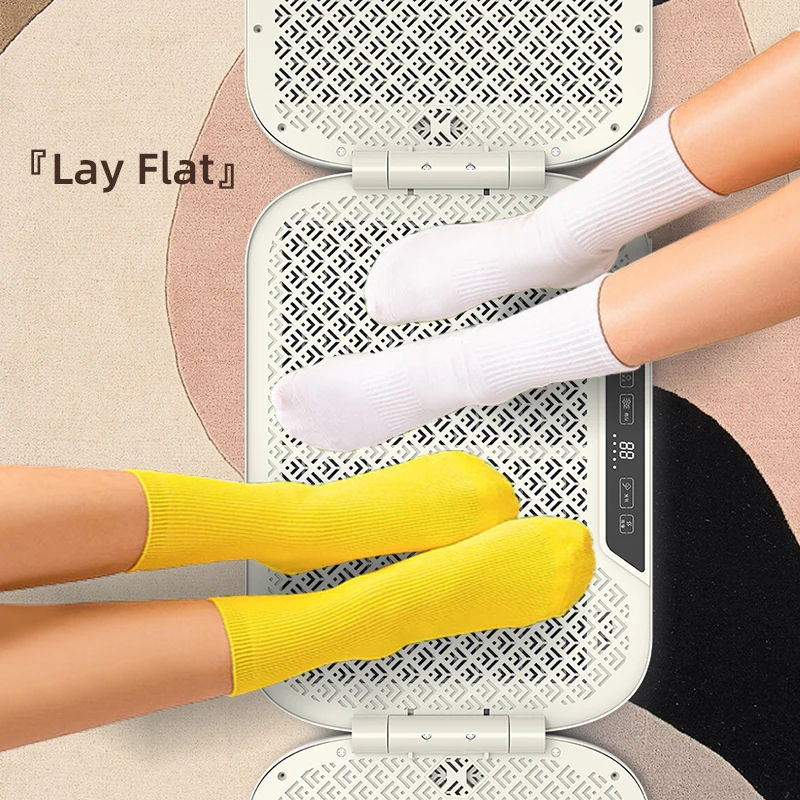 New Arrival 4 Modes Temperature Adjustable Power Saving Safe Graphene Heating Electric Foot Warmer Heater