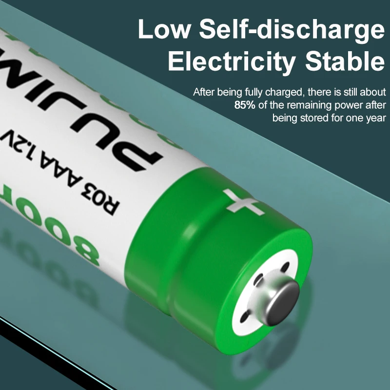 PUJIMAX aaa rechargeable battery pack 16pcs 1.2v 800mah nimh battery power tool 3a battery pack for lamp remote control fan