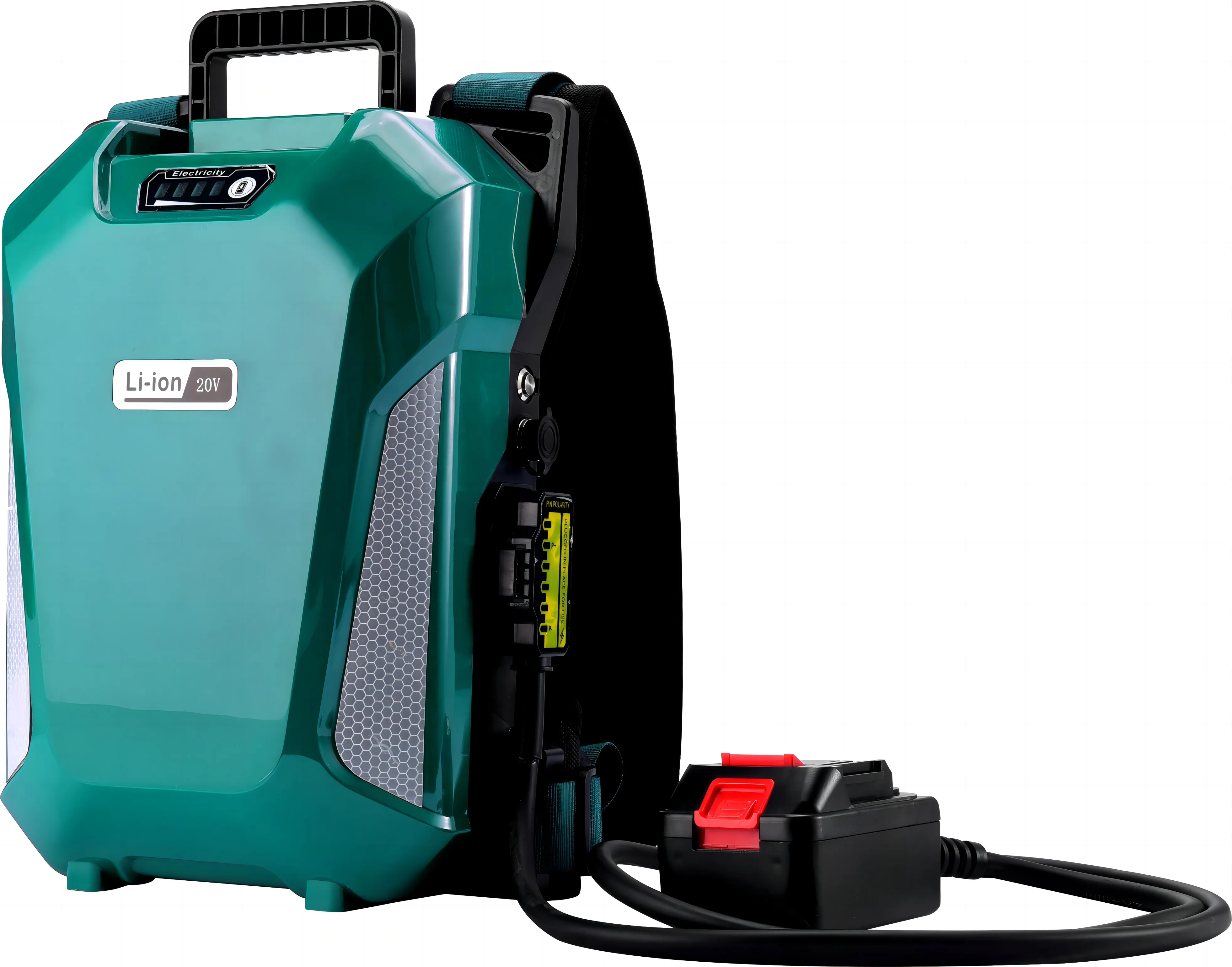 Electric 20 Inch Bar Saw Chain Wood Cutter Single Cylinder 25.4cc Carburetor Chainsaw with Battery and Gasoline Power Source