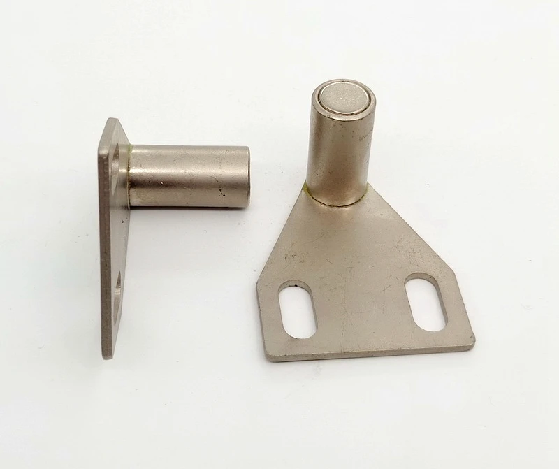 Wholesale Aluminium Profile Pearl Nickel Carbon Steel Magnetic Catch Door Handles Accessories