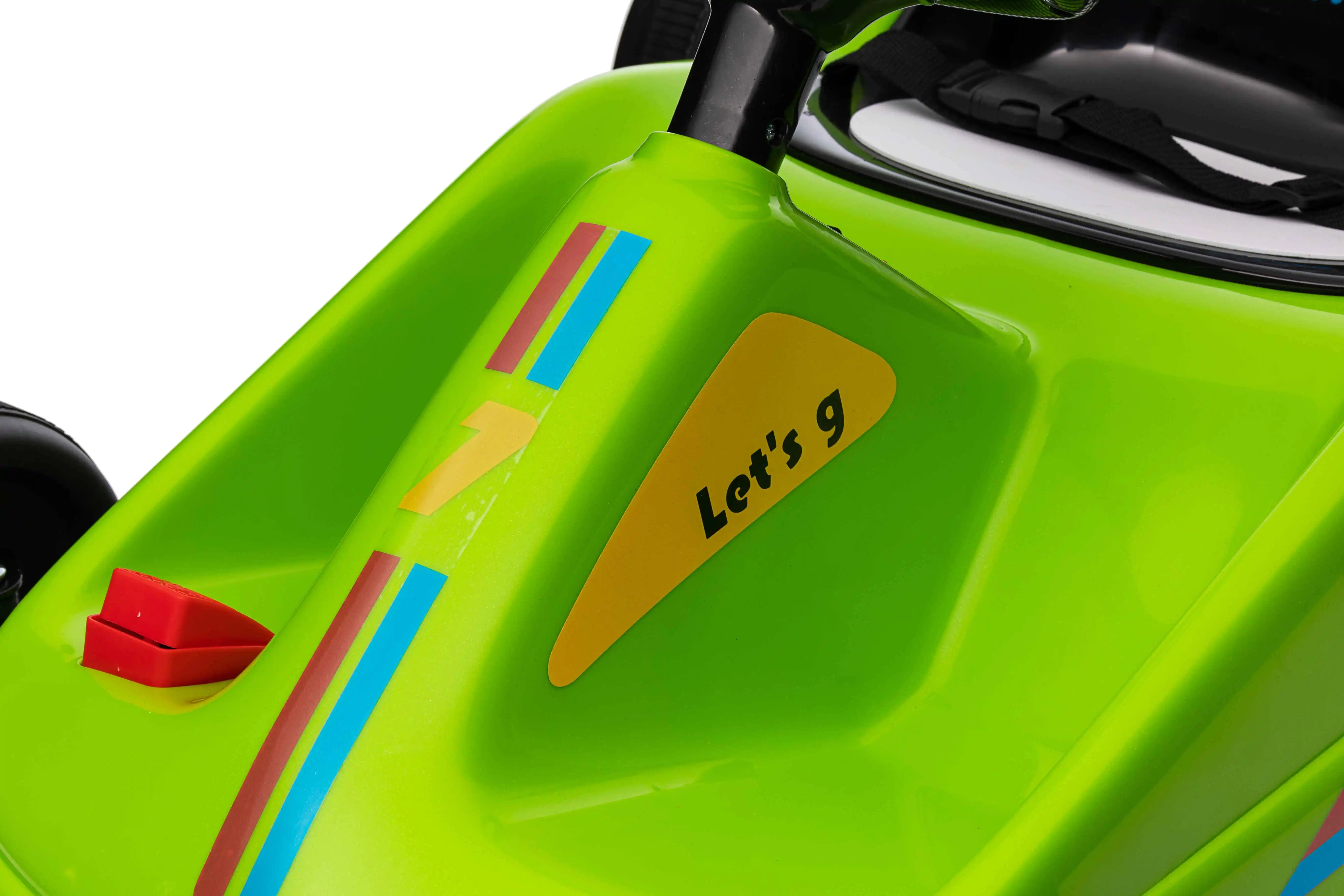 New Popular 12V Electric Drift Go Kart 6-12 Years Old Kids Ride on Toy Car Go Karting Electric for Children With Cool Light