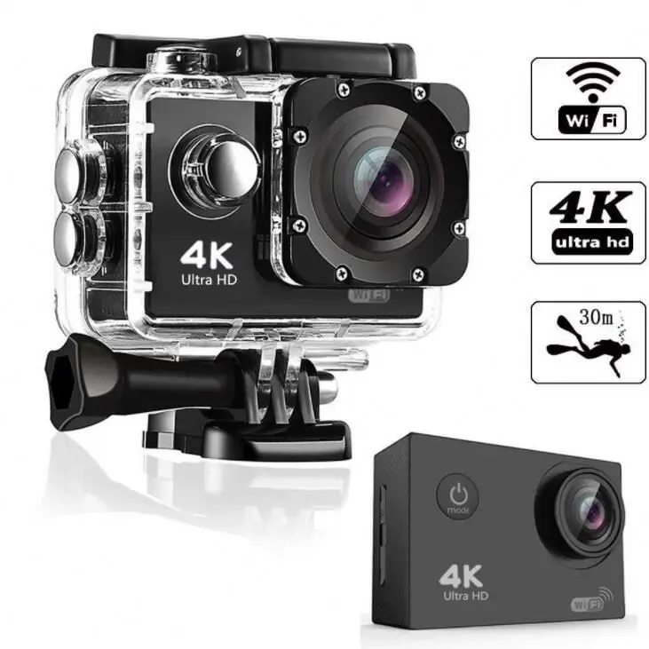 2 inch Wifi 4K 1080P HD Sport Action Camera DVR DV Camcorder 30M Outdoor Waterproof Camera