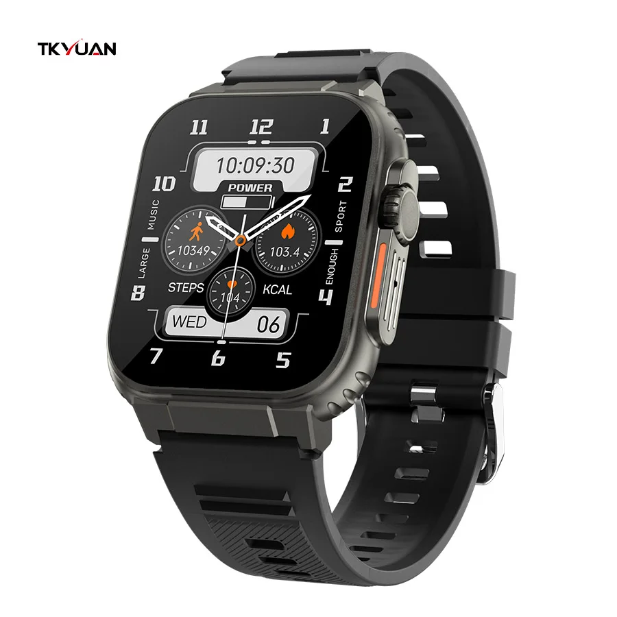 TKYUAN Fashion A70 Smart Watches 2023 Full Screen Touch HD Calling Relojes Inteligentes Sport Mens IP67 Display Smart Watch