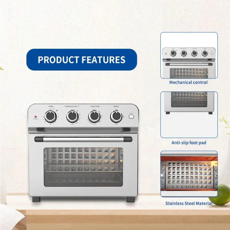 Ce RoHS household electric air fryer 60-230 halogen oven