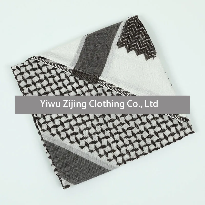 Wholesale keffiyeh palestine shemagh keffiyeh arab scarf palestine black desert shemagh scarf