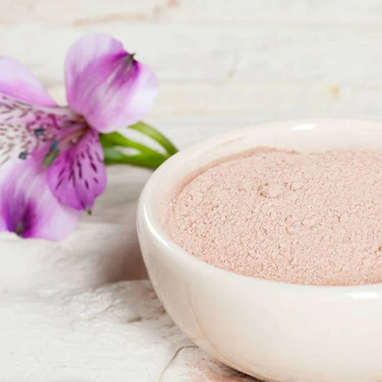Private Label All Natural Exfoliating Pink Clay Pore Refining Clay Facial Mask