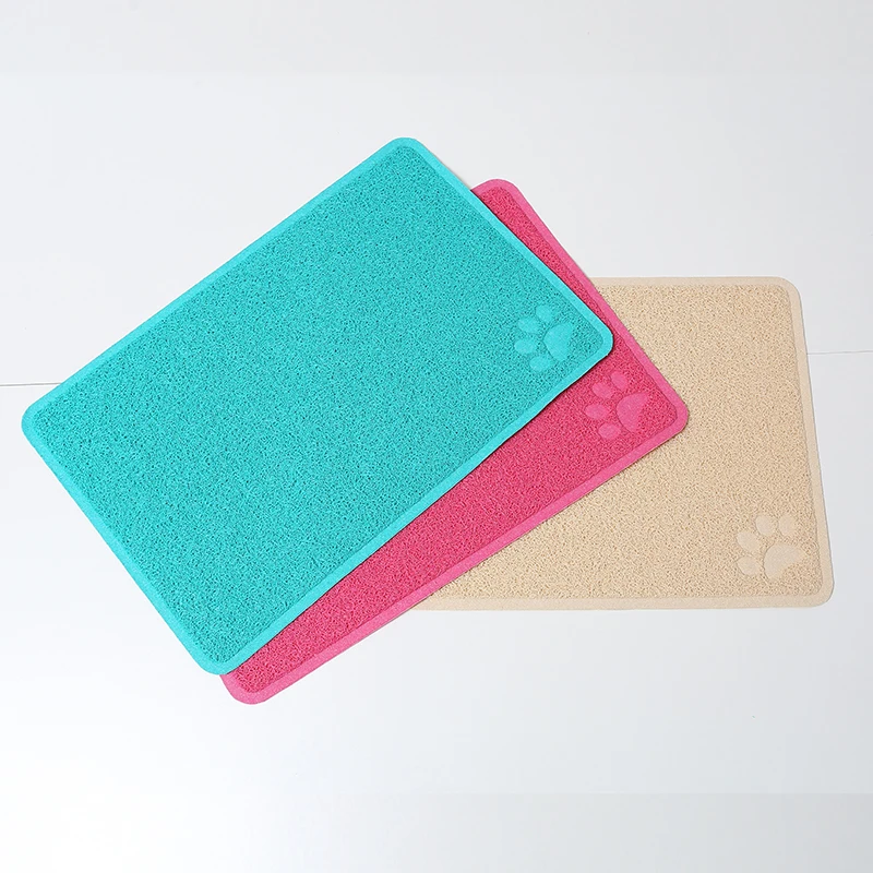 
Customizable pet products rubber pet clean mat large dog cooling mat plastic matting for dog cage waterproof anti slip 