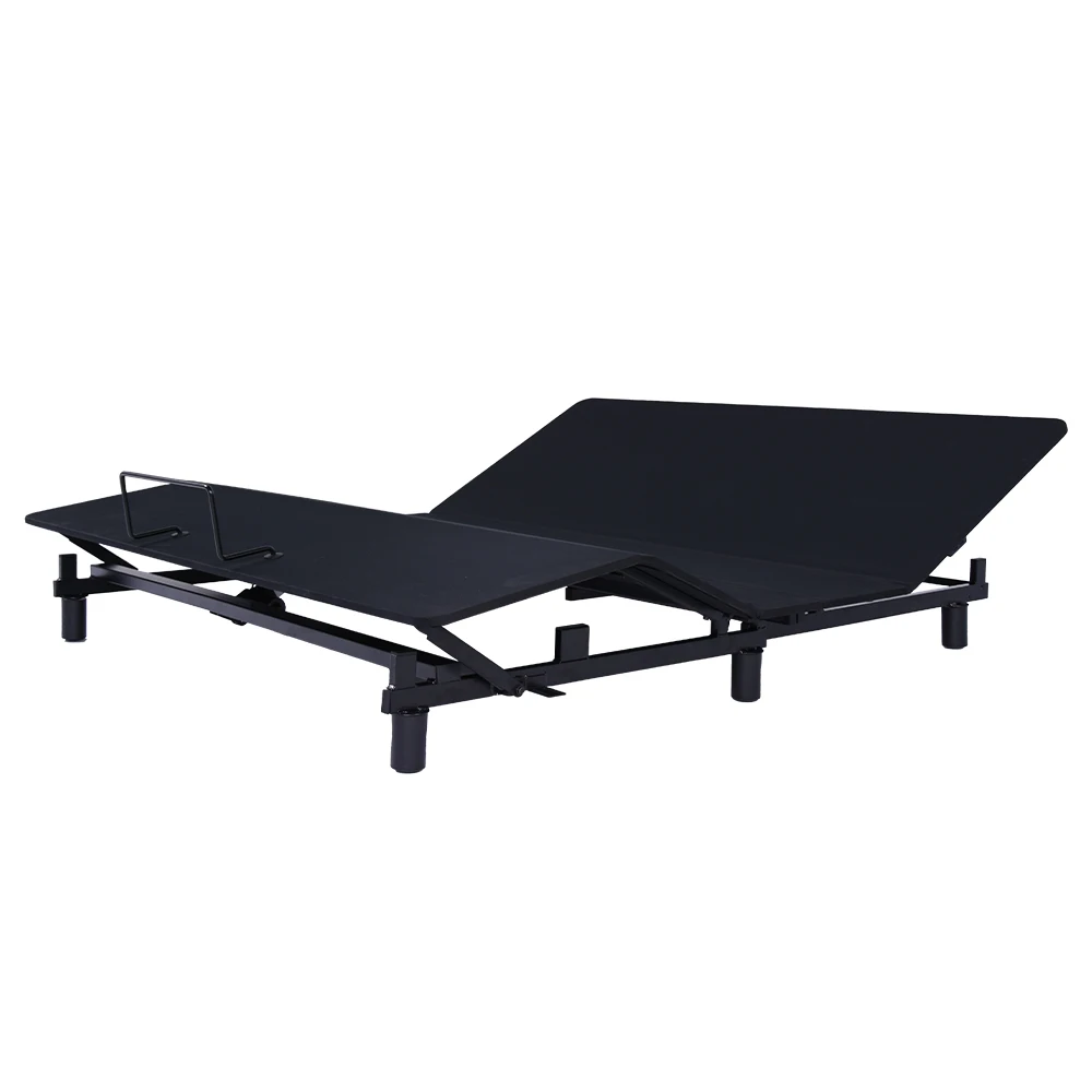 Tecforcare German Design smart bed app control king size adjustable bed frame hotel electric adjustable bed base with okin motor