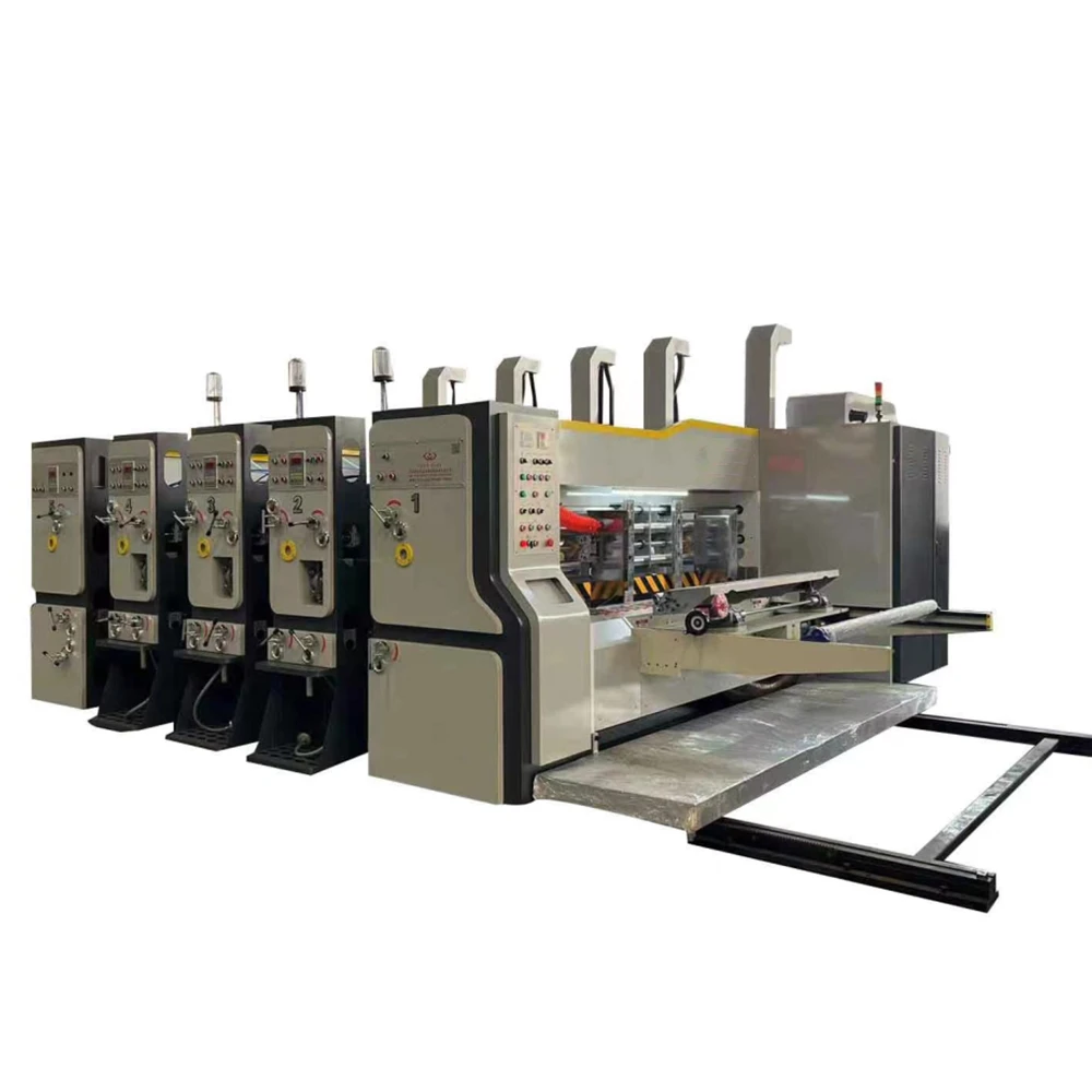 Corrugated Carton Fully Automatic Flexo Printer Slotter Die Cutter