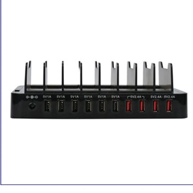 Hot selling 10 port USB fast power charging station