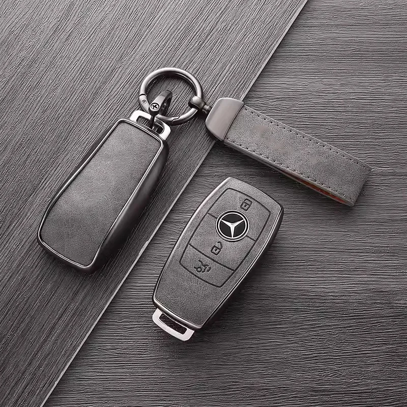 Elegant sublimation tpu leather car key case cover for Mercedes Benz E300l C260l A200l C200l GLC GLA GLB220 auto accessories