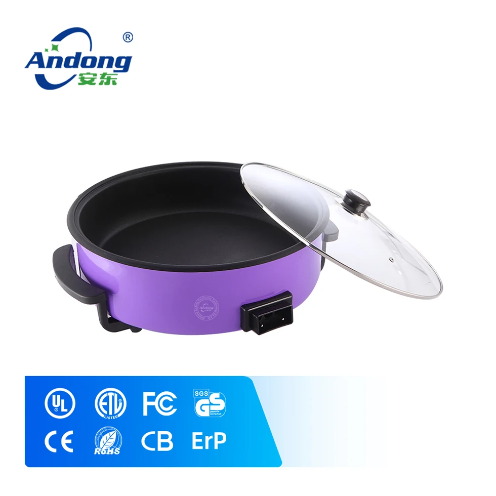 Andong household top quality factory electric removable skillet with CE GS