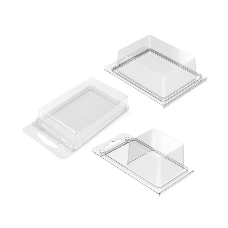 Customized Disposable Plastic Clamshell Edgefold Clamshell Blister Sliding Card Packaging