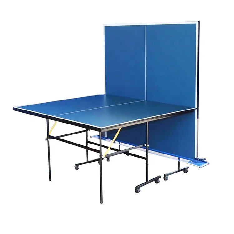 Konford Hot Sale 12mm Folding Ping Pong Table OEM Cheap Custom 15 Moveable Wheels Lock Tennis De Table for Indoor Outdoor Sports