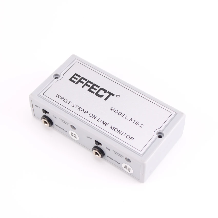 518-2 Antistatic ESD Wrist Strap Monitor/ESD Wrist Strap Monitoring With Grounding Cables And Adaptor