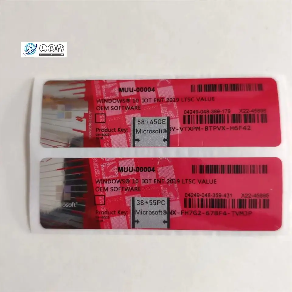 Win 11 sticker  Win 10 Pro stickers Window 10 Professional Coa Sticker Micro soft Licence Win10 Pro Key