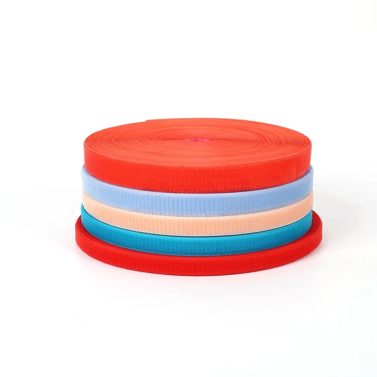 30mm 100%Nylon Grade A Soft and comfortable square unnapped hook and loop fastener tape Industrial Strength Unnapped Loop Tape