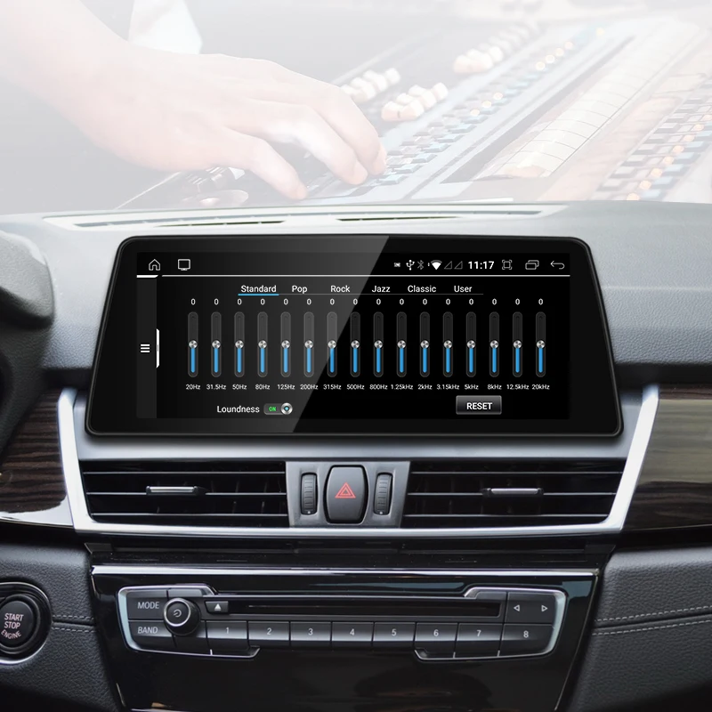 2024 новая система Android ID6 ID7 ID8 UI беспроводная автомобильная Carplay для BMW 2 серии F45 F46 NBT EVO автомобильные видеоплееры Gps навигация