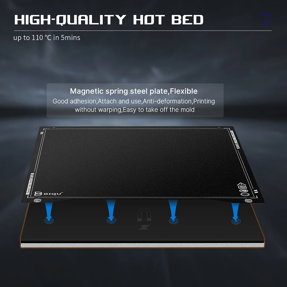 High Precision Hot Bed 350W Quiet Drive Two Extrude Mulit Color Servo Motor Granule Extruder 3D House Printer