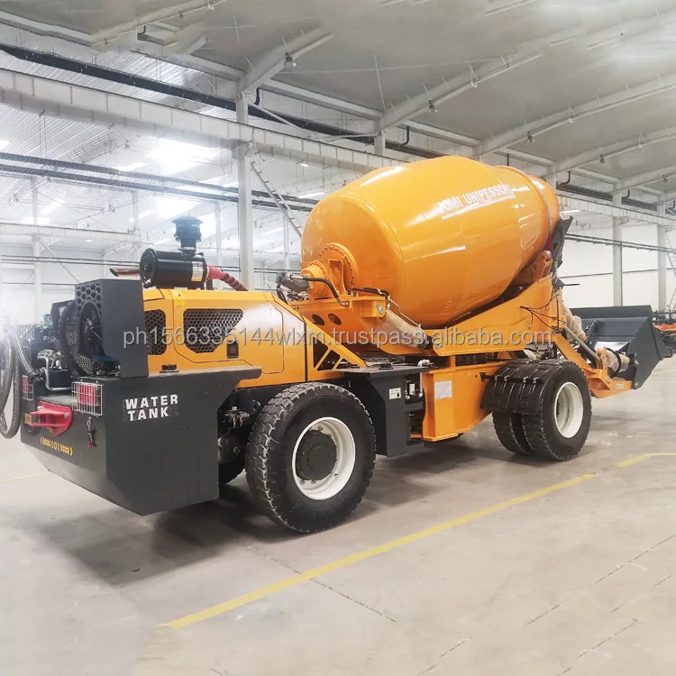 4x4 Cement Concrete Mixer 4.0 Cubic Meter Mobile Self Loading Concrete Mixer Machine