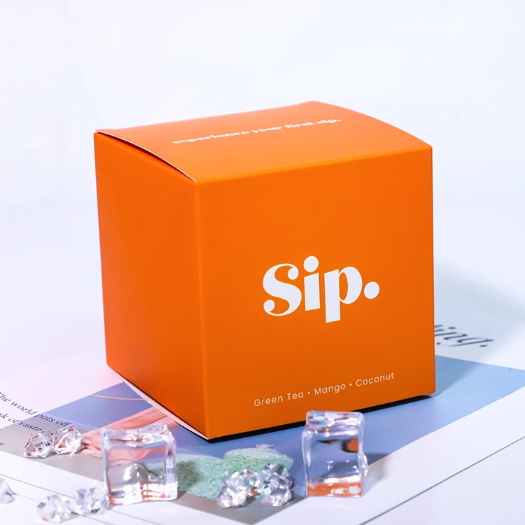 Short lead time printing customize rainbow colors series Customer cosmetic products box package