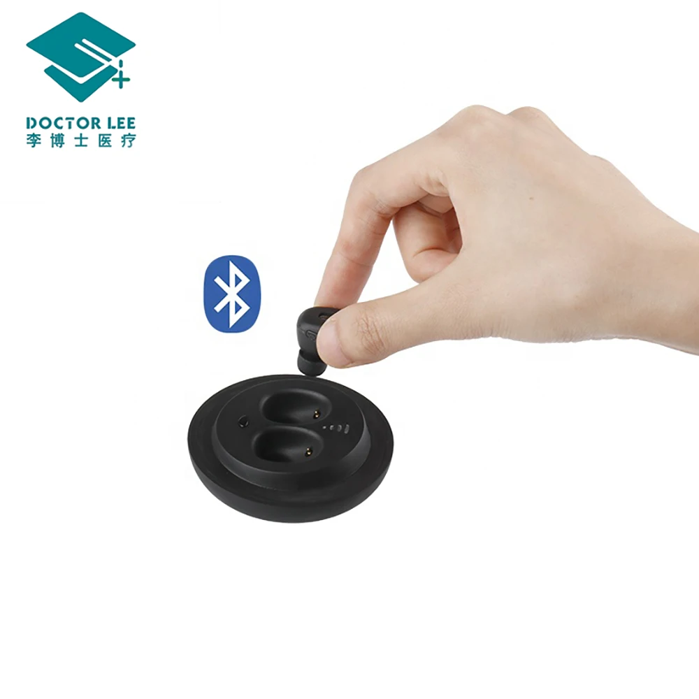 Hot selling Blue-tooth wireless digital rechargeable portable inner ear hearing aids for the elderly and hearing impaired people