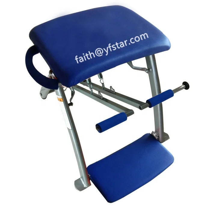 Hot On TV Reformer Pilates Chair Home Fitness Pilates Equipment  Folding Malibu Yoga Pilates Wunda Chair For Home Exercise