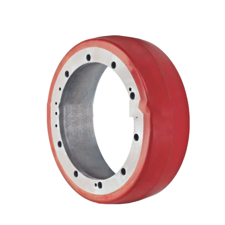 Xilin pu/rubber Electric Forklift truck wheel