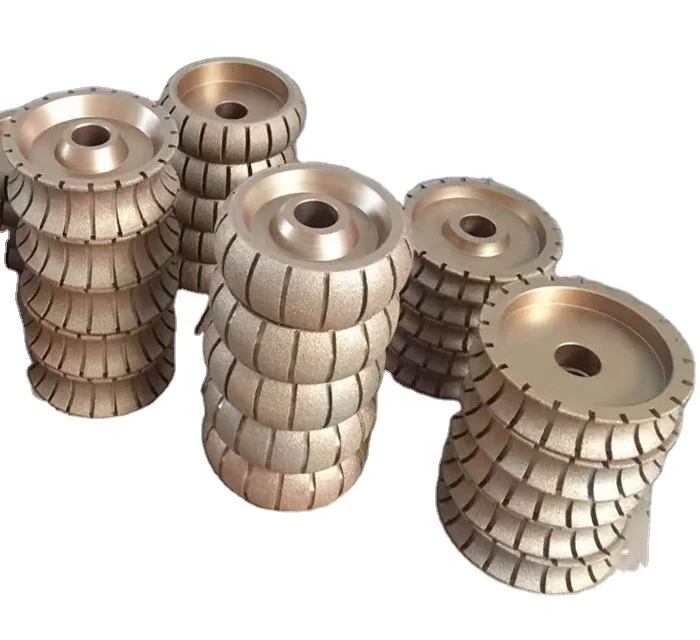 4.5in 115mm Double sided vacuum brazed diamond cutting grinding disc cup wheel for concrete granite