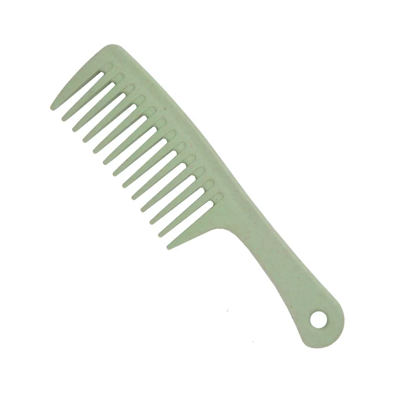 Biodegradable Hair Comb Promotional Wheat Straw Pocket Comb Personalized Pocket Straw Flat Comb