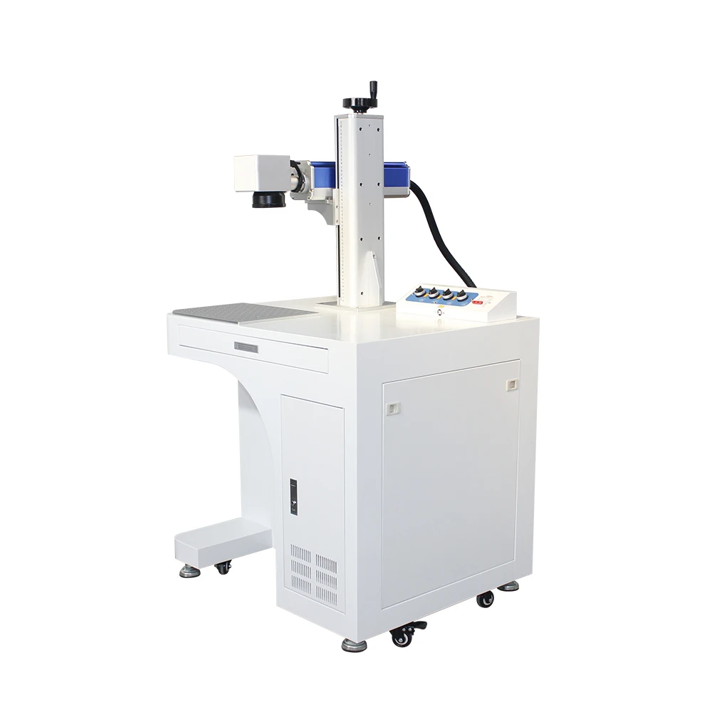 30w Portable Desk Fiber Laser Marking Machine Fiber Laser Marking Machine Price for metal sale