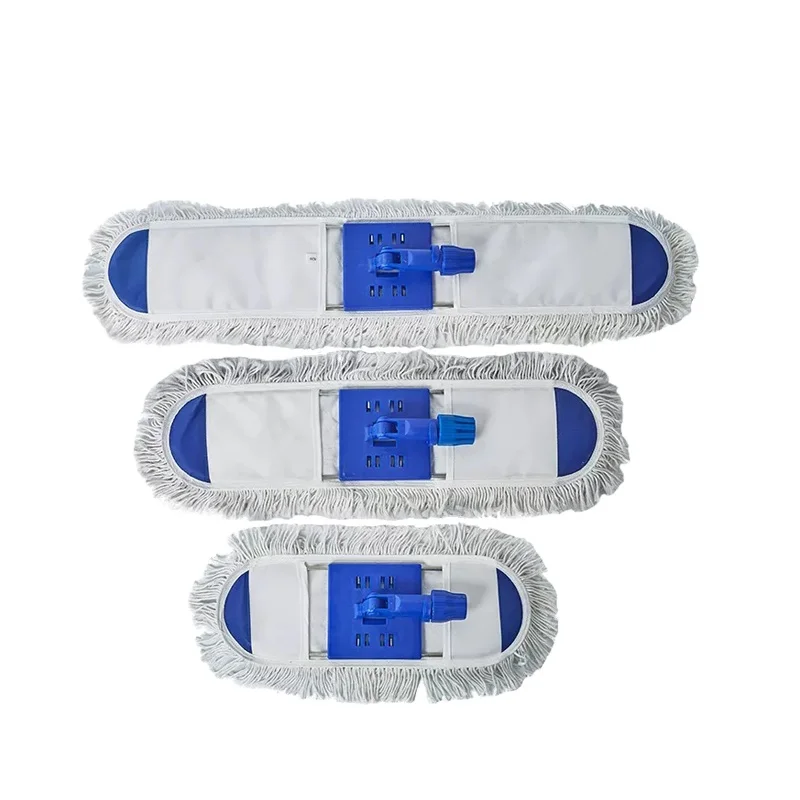 Высококачественная телескопическая Швабра для пола из хлопка с алюминиевым стержнем и металлической ручкой