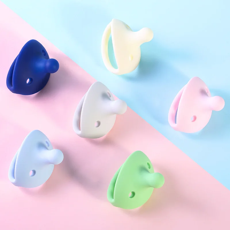 Customized Non-toxic Safety Soft Silicone Teething Pacifier Bpa Free Natural Rubber Baby Pacifier Nipple