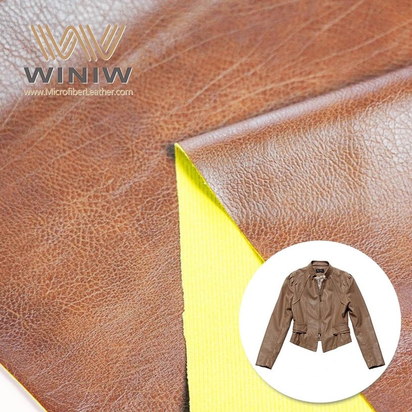 0.8mm Luxurious Feel Exceptional Durability Rich And Deep Colors Elastic Fabric Synthetic Nubuck Leather For Clothes