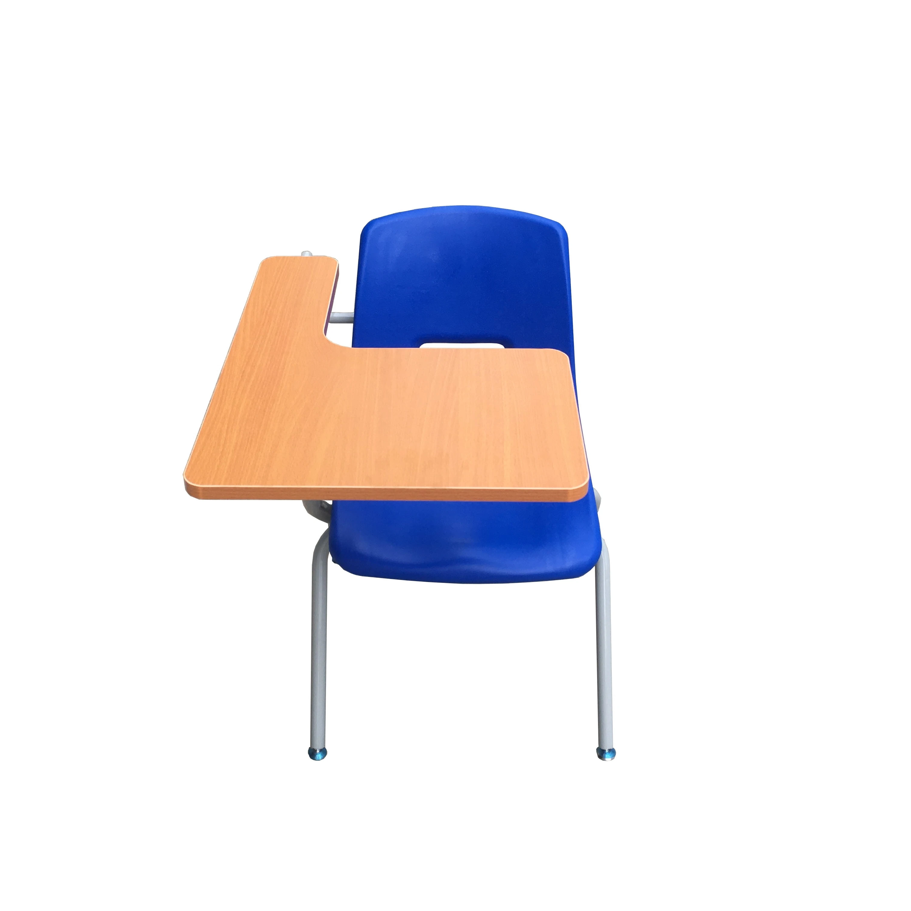 Wholesale School Study Meeting Lecture Chairs PP Plastic Chair  School Furniture Chairs With Writing Pad