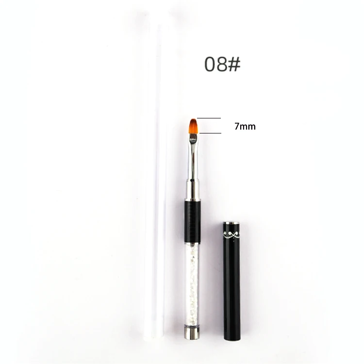 High Quality Acrylic Manicure Brush Multi Function Nylon Nail Art Brush Set