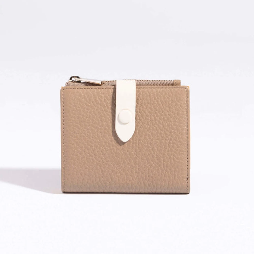 Оптовая продажа, Модные Винтажные женские маленькие дизайнерские кожаные кошельки с держателем для карт на молнии