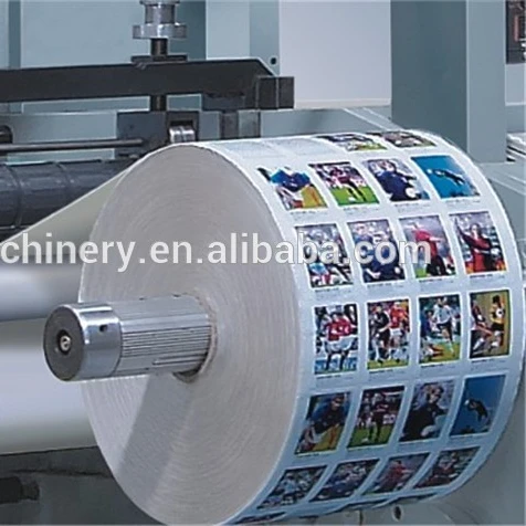 RY-320 multi colors UV dryer flexo printing label machine
