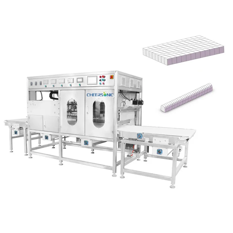 UFM8000 guillotine cutter machine frozen food knife ultrasonic pita bread slicer machine